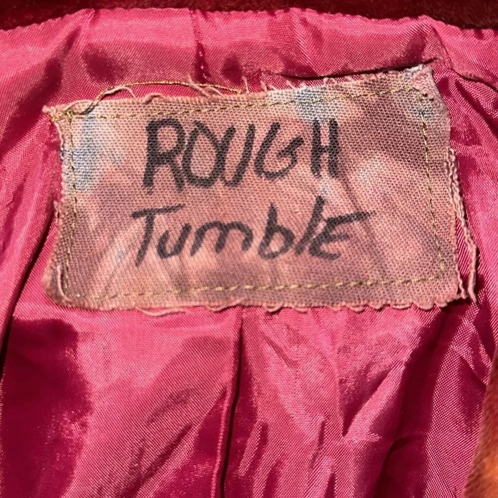 🔥Rare! Rough Tumble Velvet Retro Blazer Jacket! - Picture 11 of 11